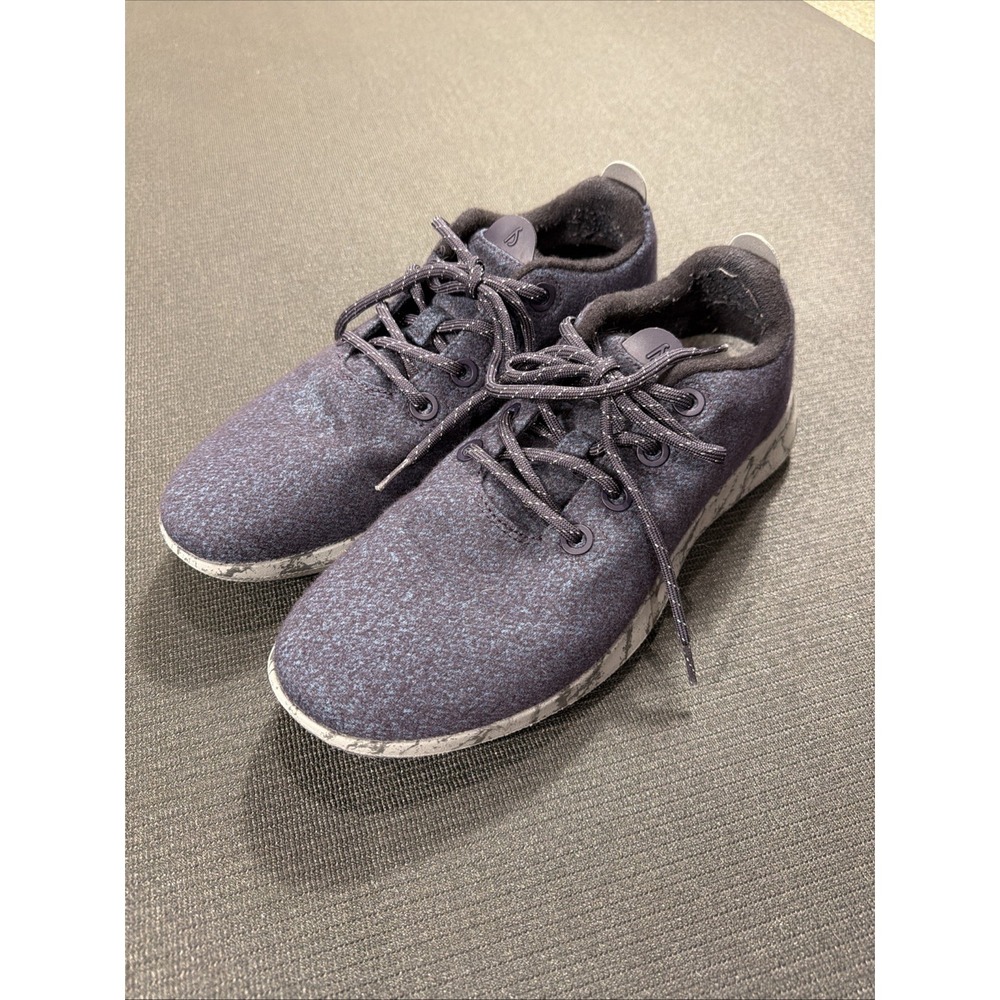 Allbirds Sneakers Mens 12 Blue Wool Runner Mizzle Water Repellent Athletic Shoes